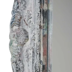 Spiegel aus Grey Wash Tannenholz - Zyamonicus