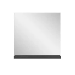 Spiegel mit Ablage in Dunkelgrau - Suad