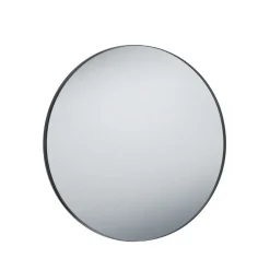 Spiegel mit Metallrahmen in Schwarz - 80x80x2 - Vromantico