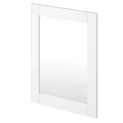 Spiegel mit weißem Massivholzrahmen - Indico