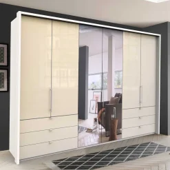 Spiegel Schlafzimmerschrank mit Falttüren - Zidarie