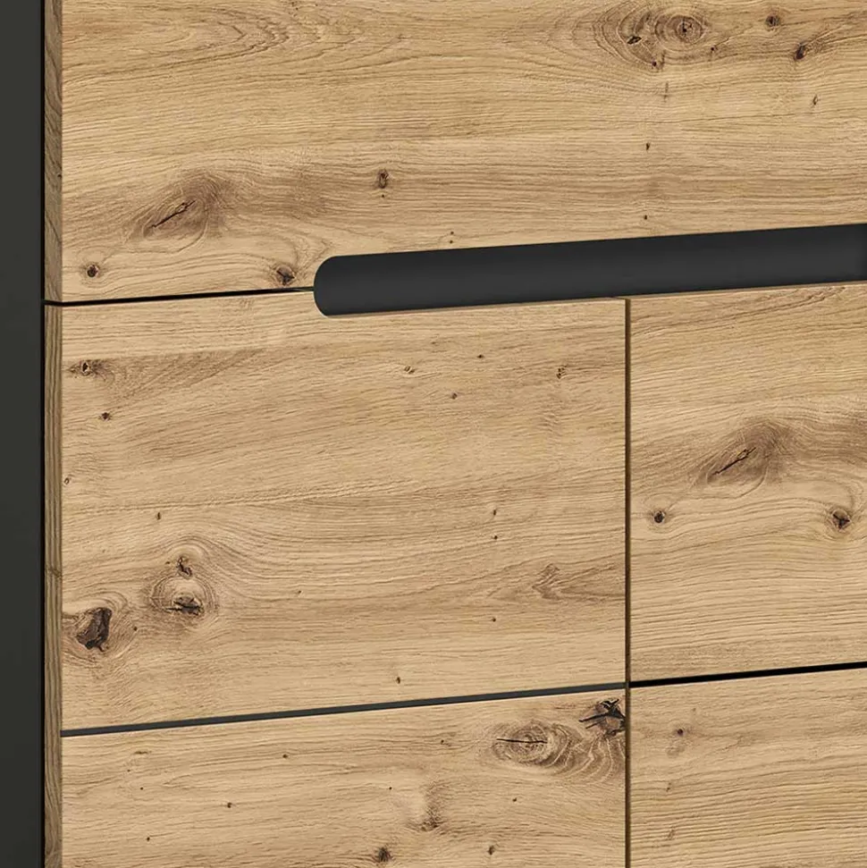 Spiegel und Schuhkommode Set - Norja (zweiteilig)