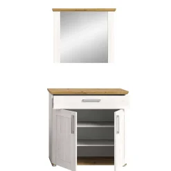 Spiegel und Schuhkommode Set - Tocella (zweiteilig)