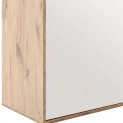 Spiegeltür-Flurschrank in Wildeiche Optik - Vapposia