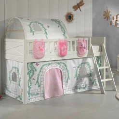 Spielbett Kinderhochbett Schloss und Schmetterlinge - Brandon