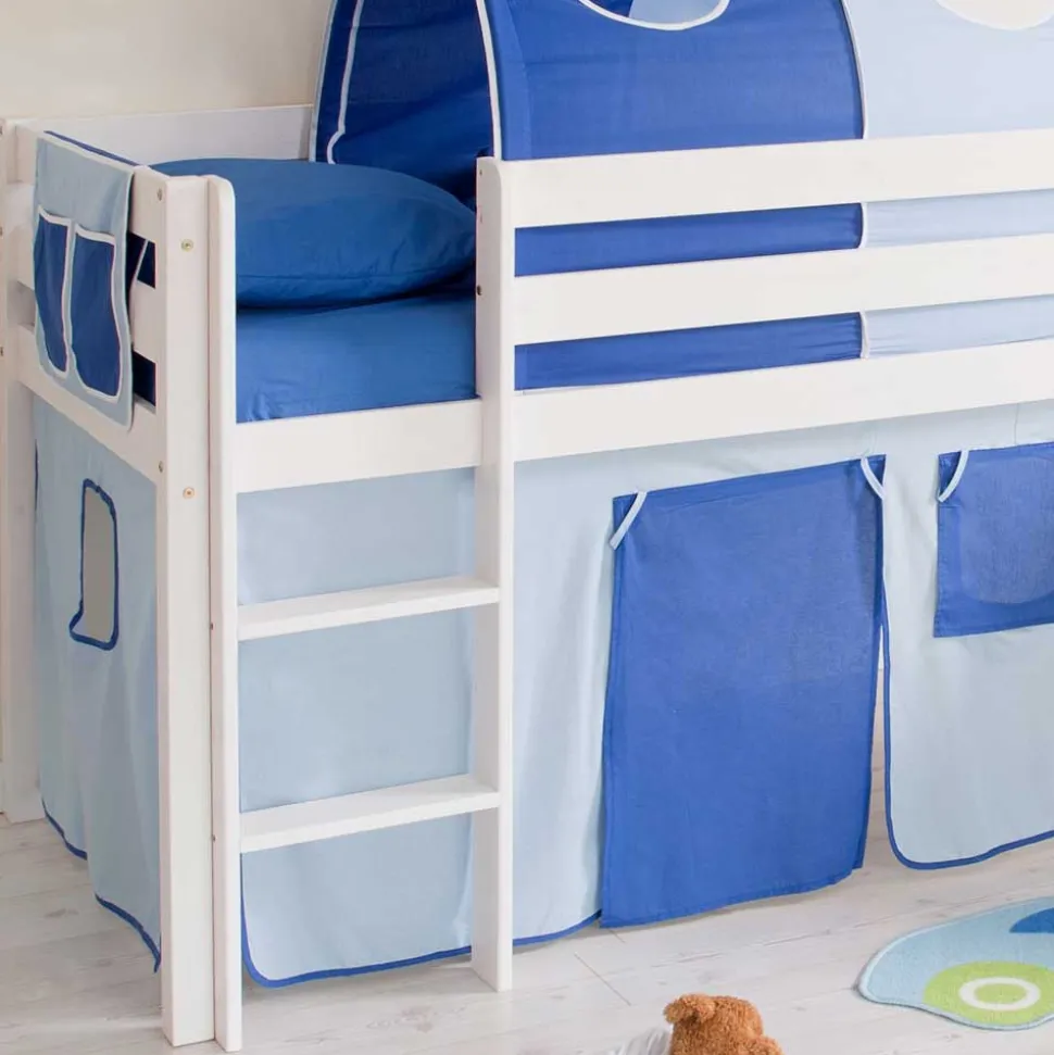 Spielbett Max in Kiefer Massivholz