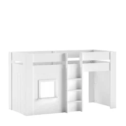 Spielbett mit Hütte 120 cm hoch - Aramo