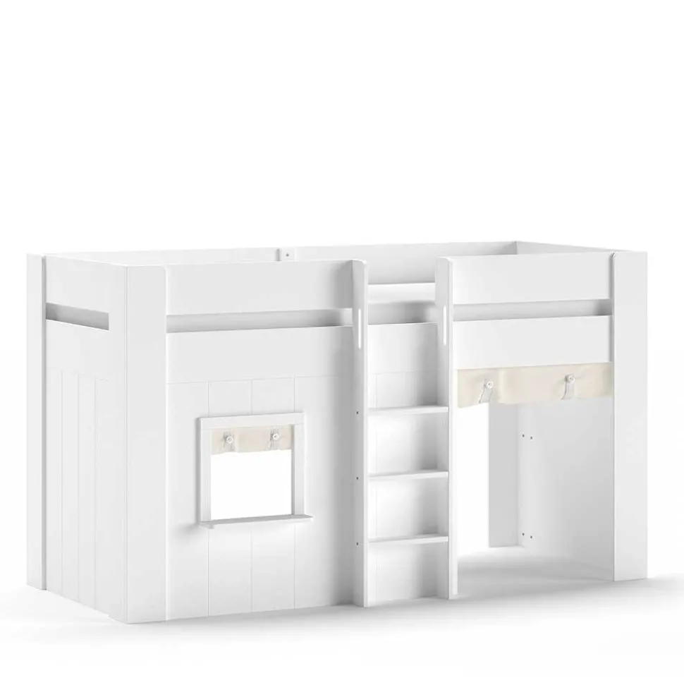 Spielbett mit Hütte 120 cm hoch - Aramo