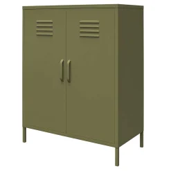 Spind Design Highboard in Oliv Grün - Austral