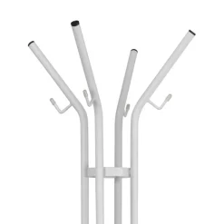 Stahl Garderobenständer in Weiß - Enzigo