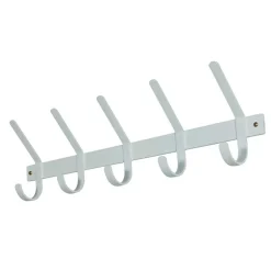 Stahl Hängegarderobe in Weiß - Adagios