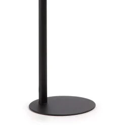 Stahl Tischlampe in Schwarz & Buche - Zandravo