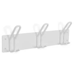 Stahl Wandgarderobe in Weiß - Thilado