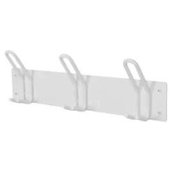 Stahl Wandgarderobe in Weiß - Thilado