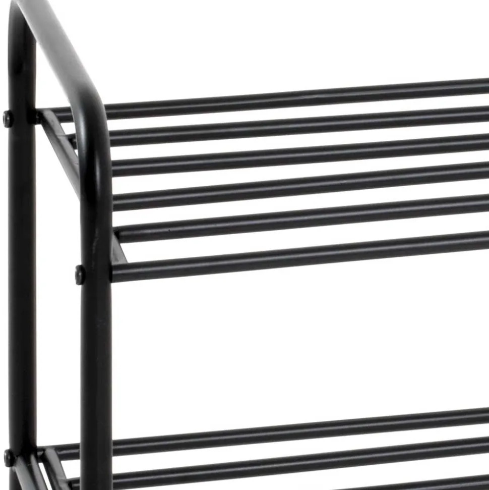 Stahlregal für Schuhe in Schwarz - Mint