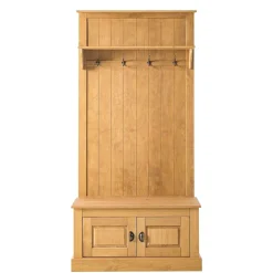 Standgarderobe aus Kiefer Massivholz - Kumico