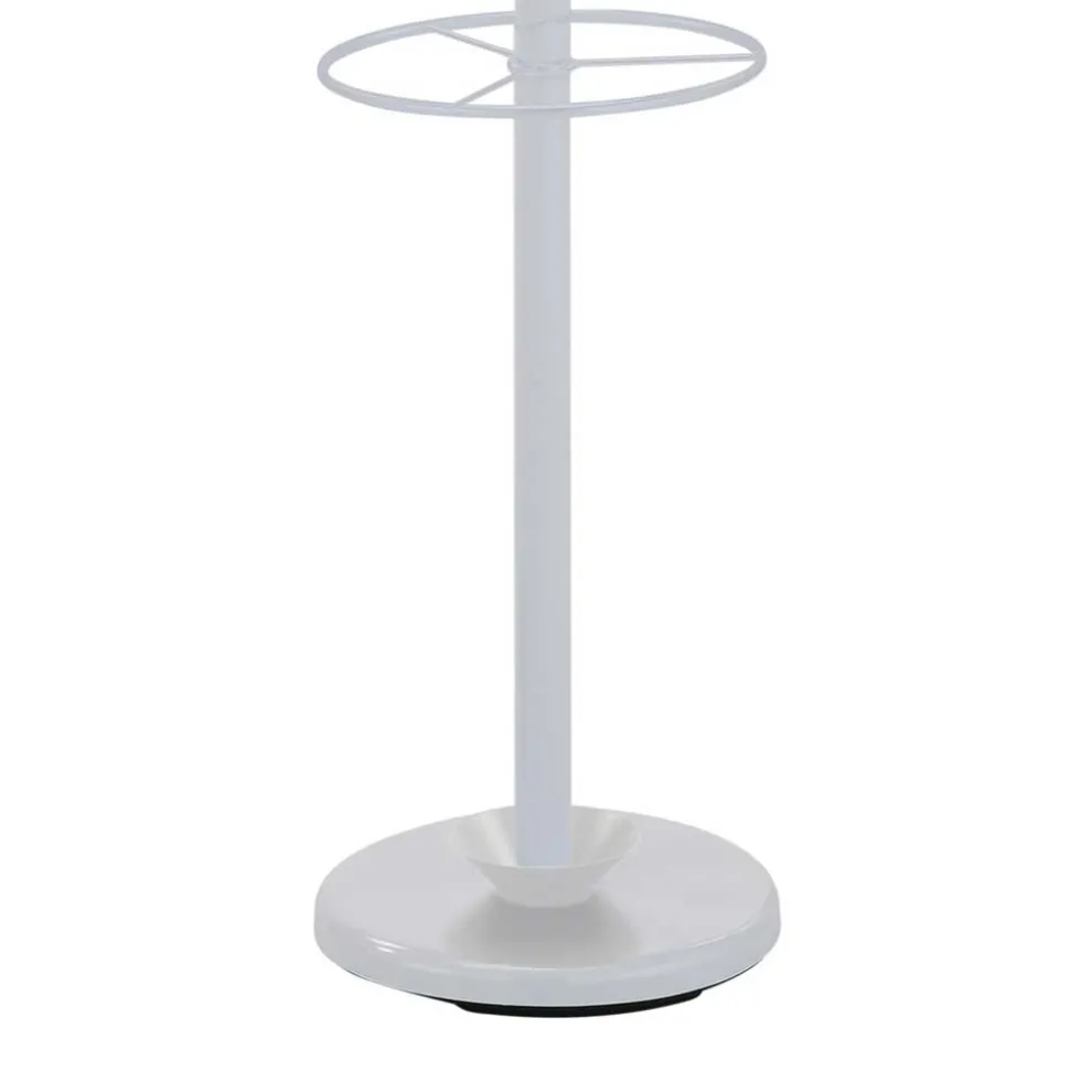 Standgarderobe in Weiß Metall - Maxima