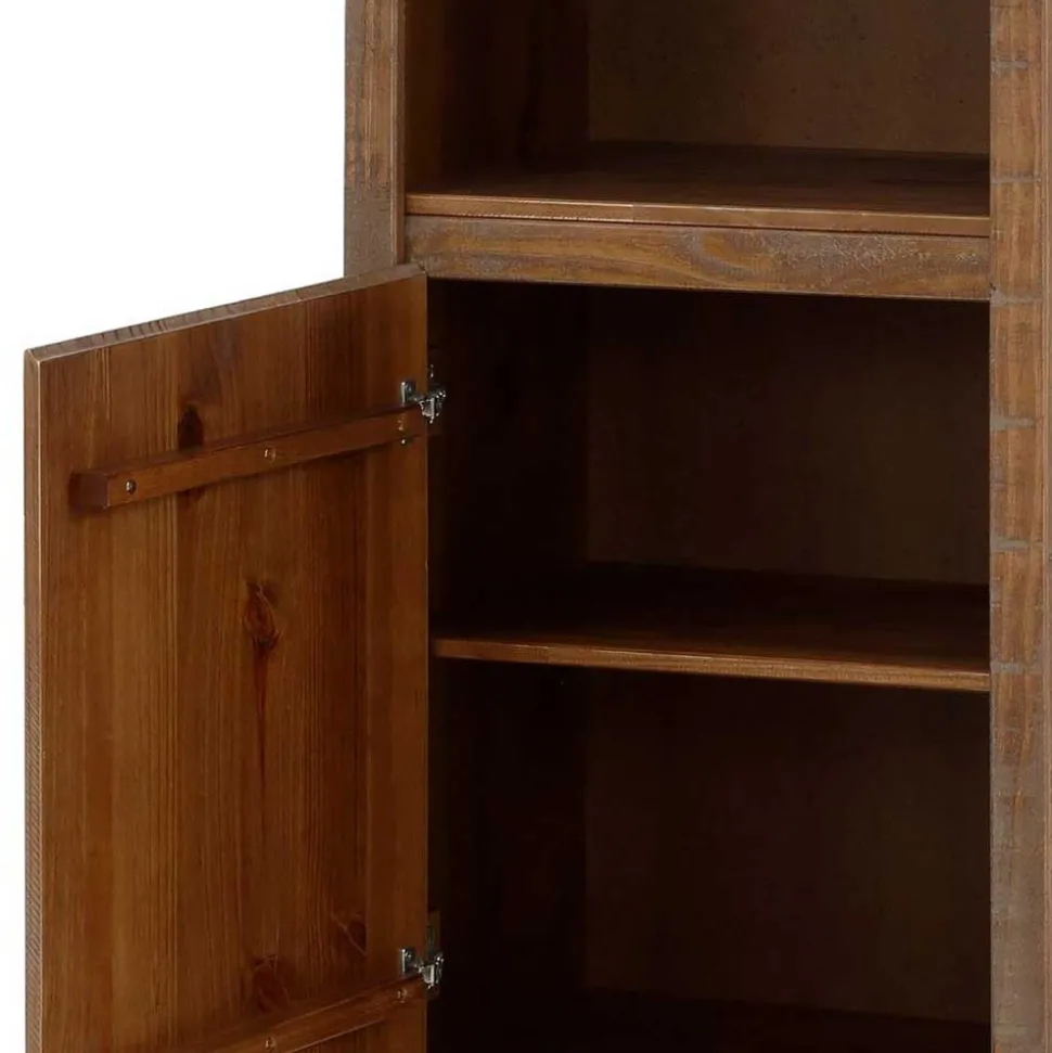 Standregal aus Kiefer Massivholz Dunkel - Lavagna