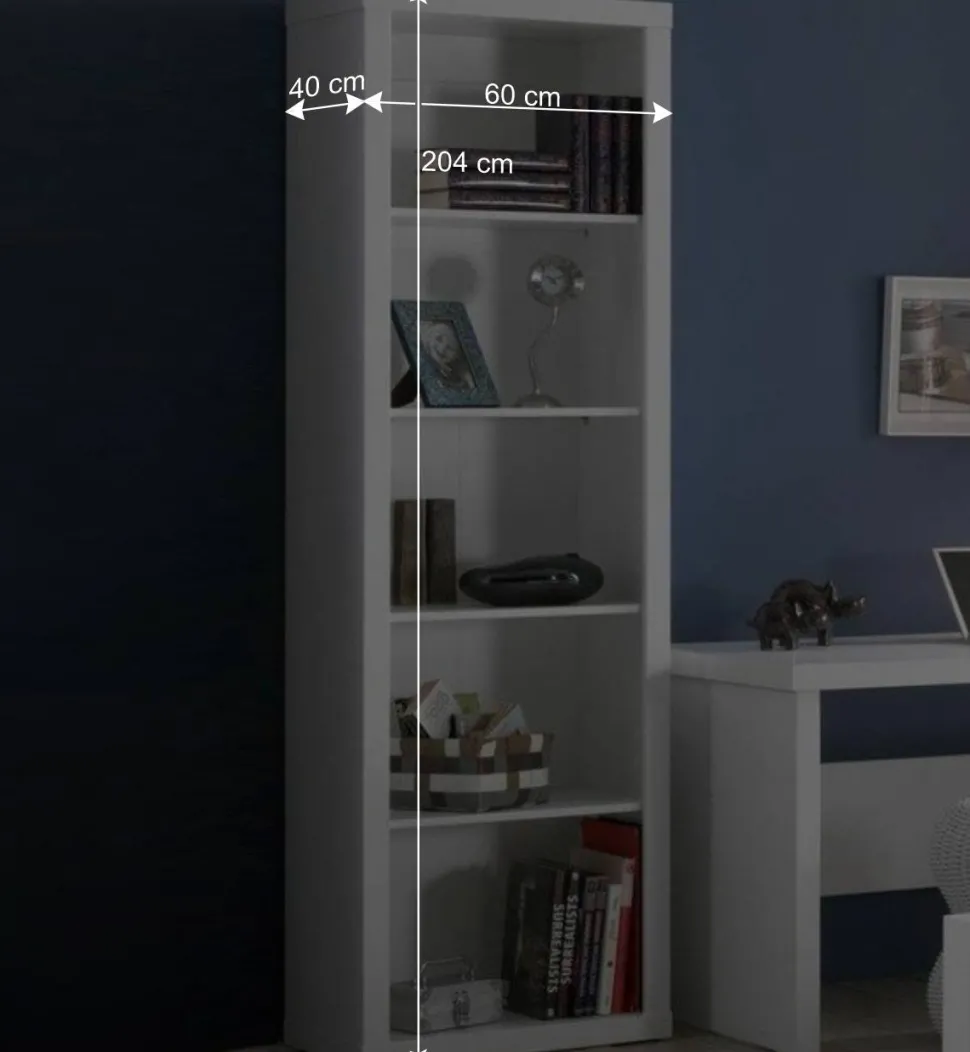 Standregal Maggy in Weiß