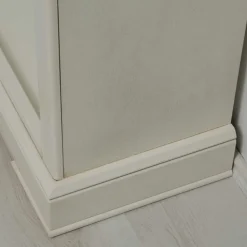 Standregal mit fünf Fächern in Antikweiß - Annot