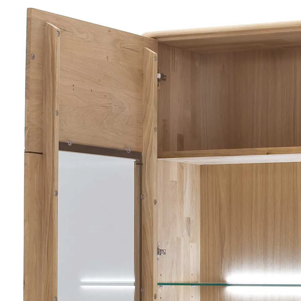 Standvitrine aus Balkeneiche - Destal