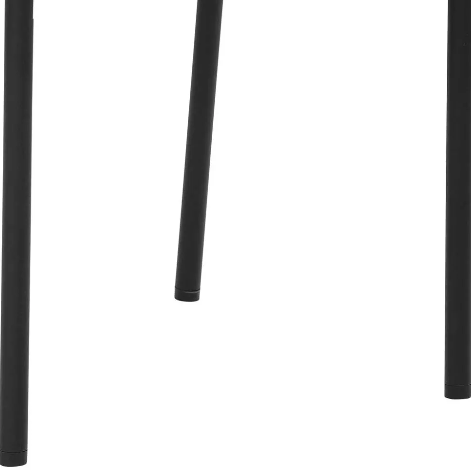 Stapelbarer Armlehnenstuhl in Schwarz & Dunkelblau - Calicantas