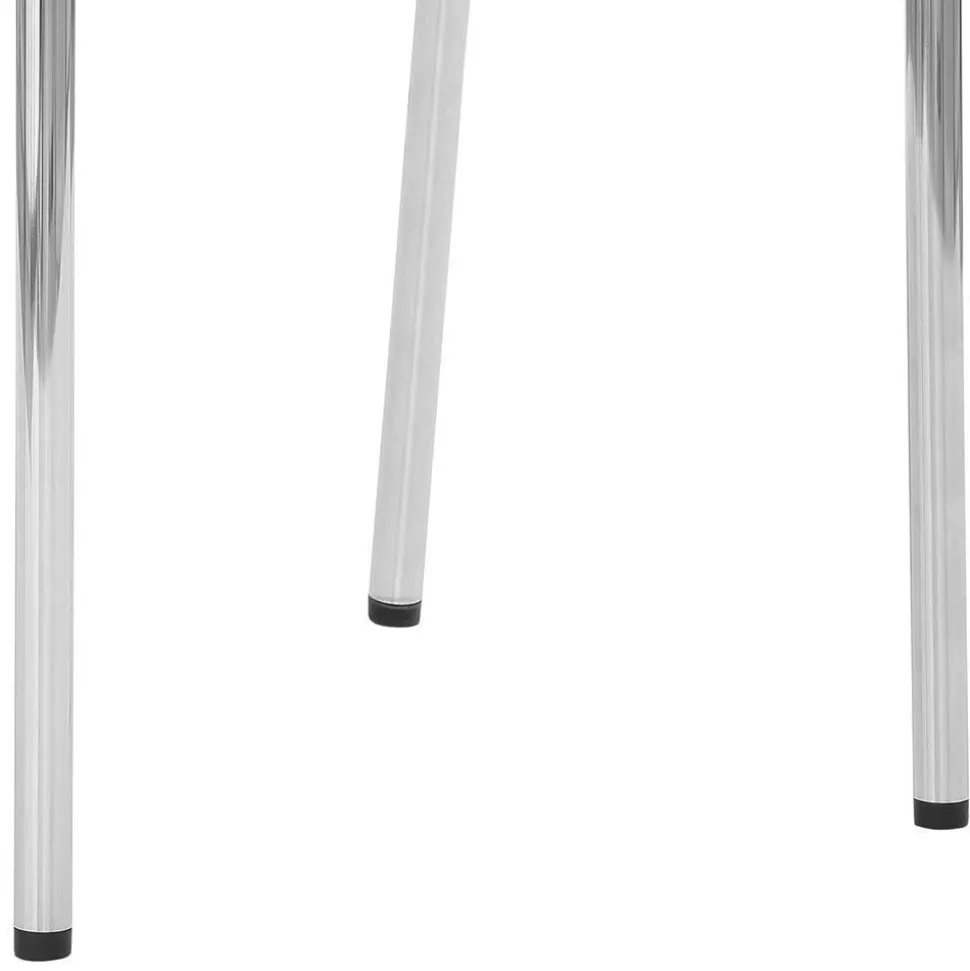 Stapelstuhl mit Armlehnen in Gelb Stoff - Eckomy