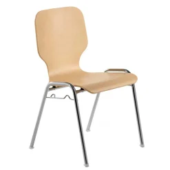 Stapelstuhl mit Schalensitz in Buche - Berit