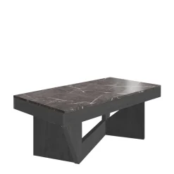 Staufach Couchtisch in Schwarzgrau & Dunkelgrau - Cadruna