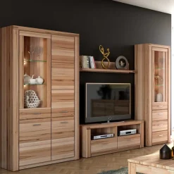 Stauraum Anbauwand aus Holz - Uhelia (vierteilig)