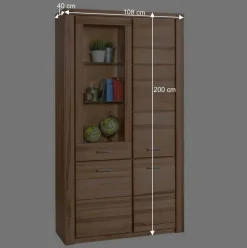 Stauraum Anbauwand aus Holz - Uhelia (vierteilig)