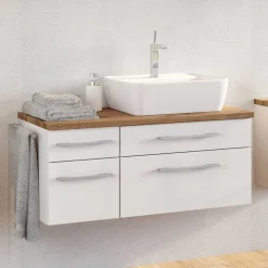 Stauraum Badschrank mit Siphon-Ausschnitt - Enwicos I