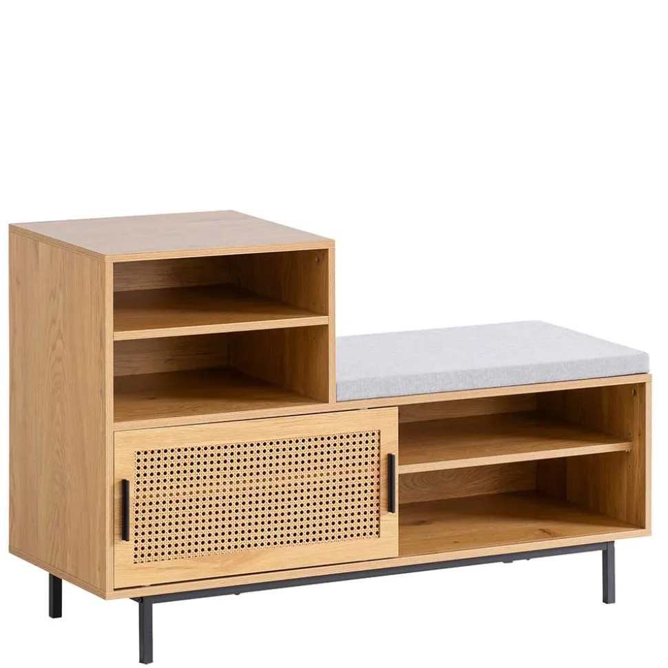 Stauraum Garderobenbank in Eiche Natur - Around