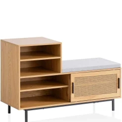 Stauraum Garderobenbank in Eiche Natur - Around