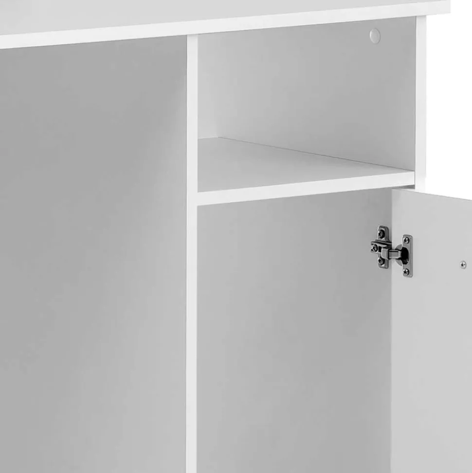 Stauraum Schreibtisch mit Bildschirmaufsatz - Fegura