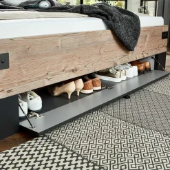 Stauraumbett in Tanne Holzoptik - Ardila