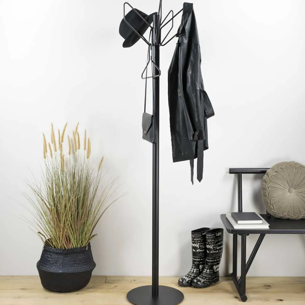 Stehende Garderobe in Schwarz - Price
