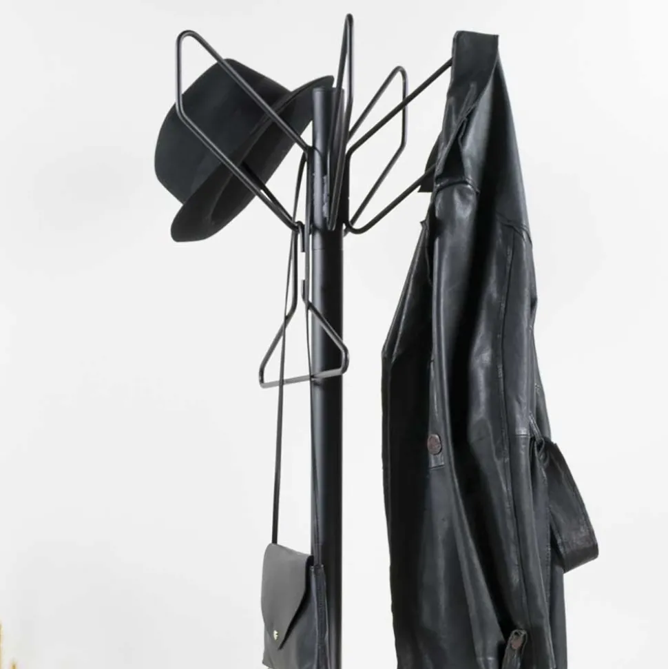 Stehende Garderobe in Schwarz - Price