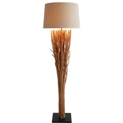 Stehlampe mit Fuß aus Treibholz Ästen - Duffy
