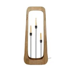 Stehleuchte aus Mangobaum Massivholz - Capitan