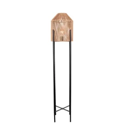 Stehleuchte in Natur und Schwarz - Keuna