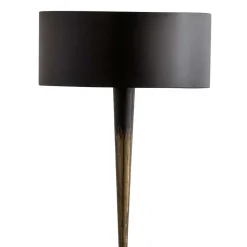 Stehleuchte in Schwarz & Messing - Moridado