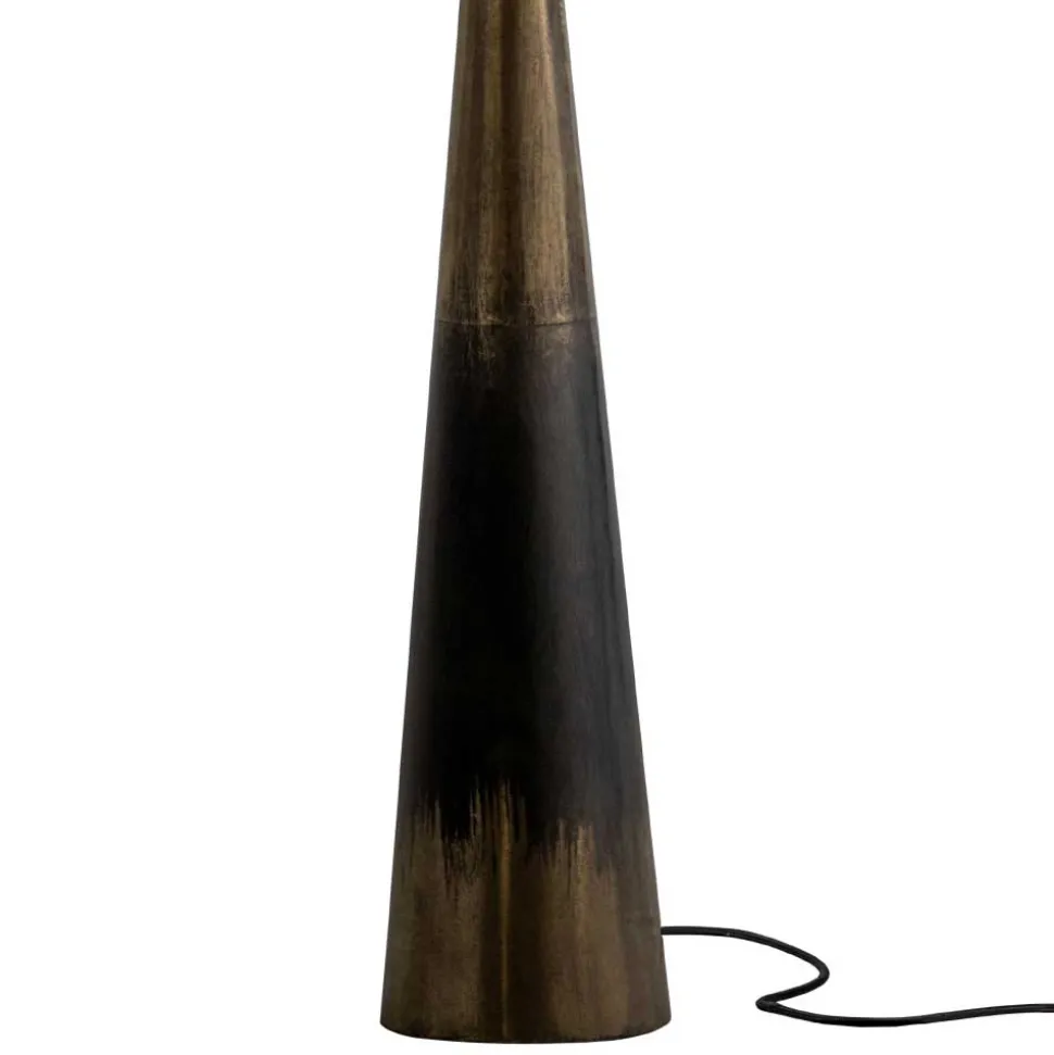 Stehleuchte in Schwarz & Messing - Moridado