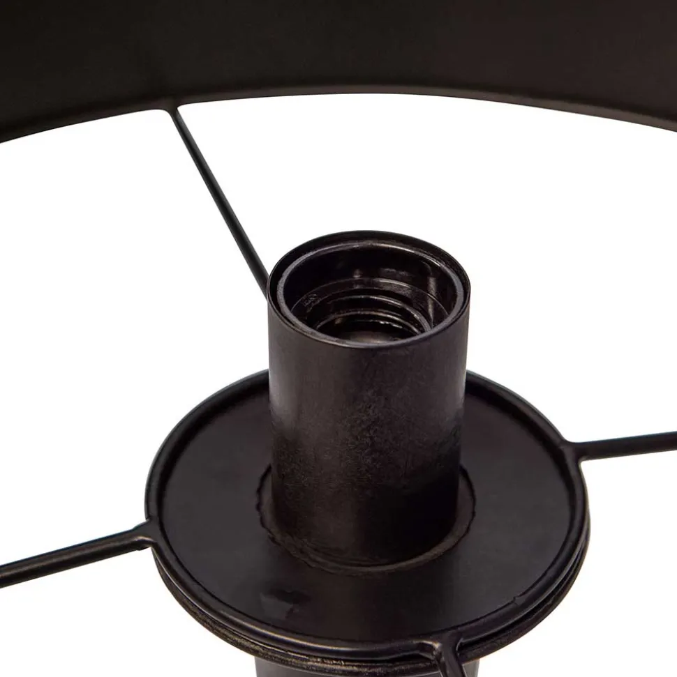 Stehleuchte in Schwarz & Messing - Moridado