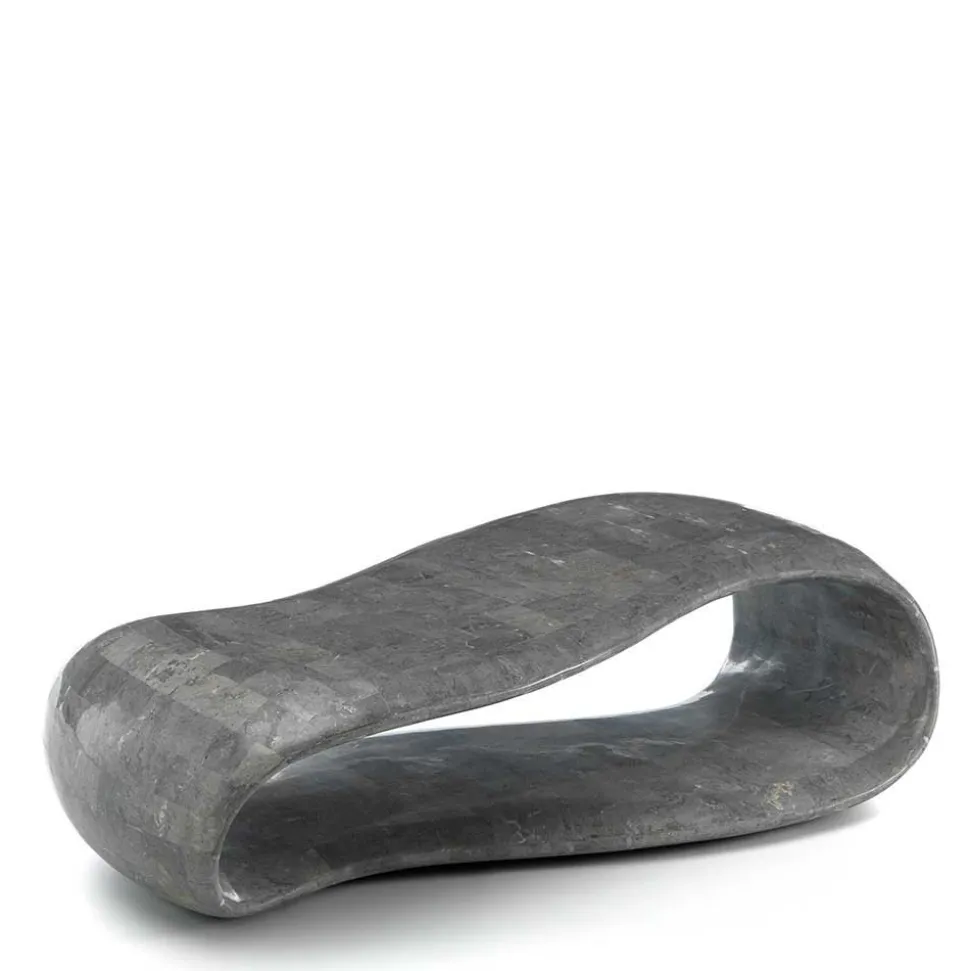 Stein Wohnzimmertisch Sunderland in Grau