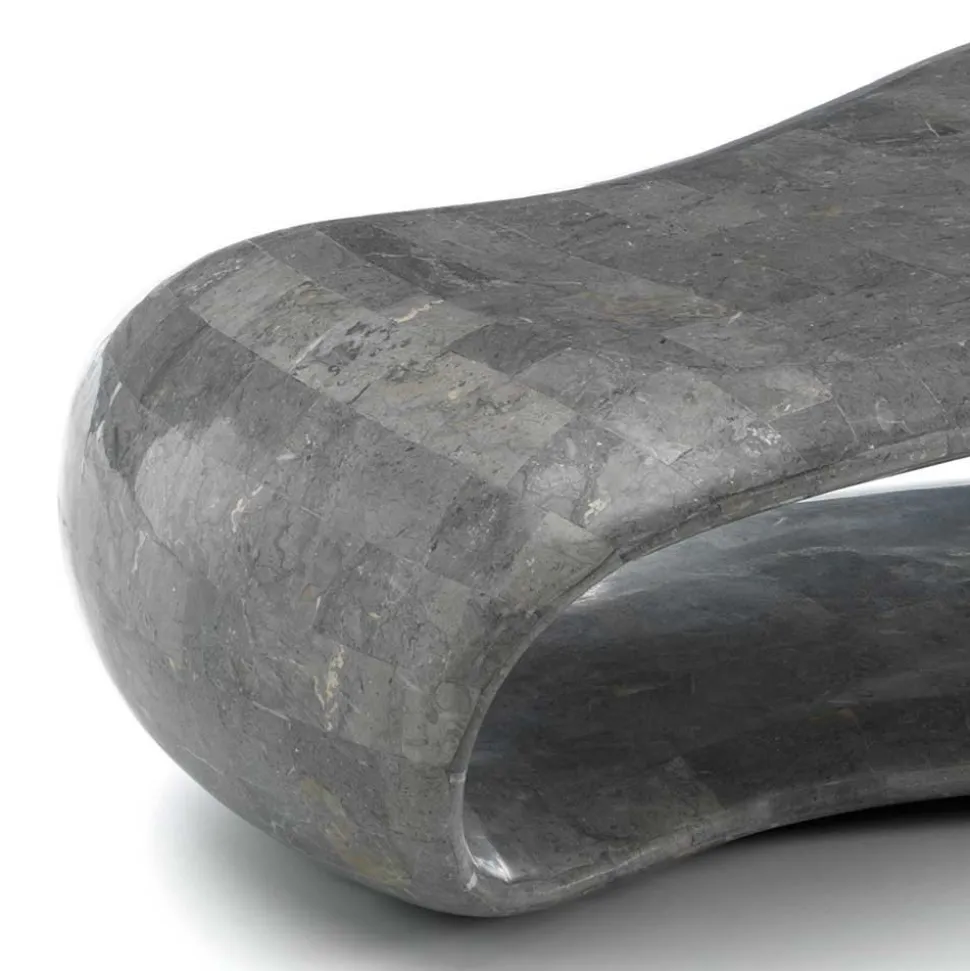 Stein Wohnzimmertisch Sunderland in Grau