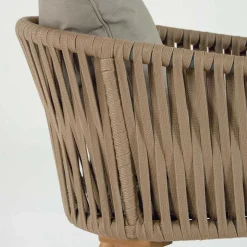 Stühle aus Kordelgeflecht & Holz - Movement (2er Set)