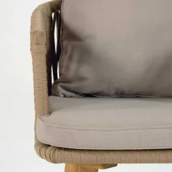 Stühle aus Kordelgeflecht & Holz - Movement (2er Set)