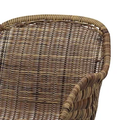 Stühle aus Kunstrattan in Beigegrau - Simonas (2er Set)