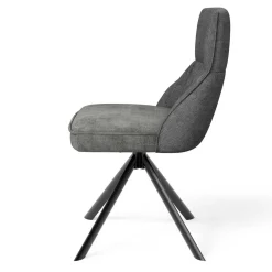 Stühle mit Federkern in Anthrazit - Markos (2er Set)